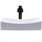 Novatto White Porcelain Vessel Sink Combo with Matte Black Faucet, Drain and Sealer NSFC-01141136MB - alternate 3